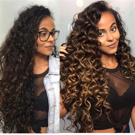 tinta para cabelo cacheado morena iluminada|Morena iluminada cacheada: antes e depois 